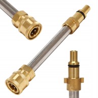 ROSFIX Priključak 1/4" QC za visokotlačne perače, zamjenski, kompatibilan s Black+Decker, Bosch Aquatak i Michelin